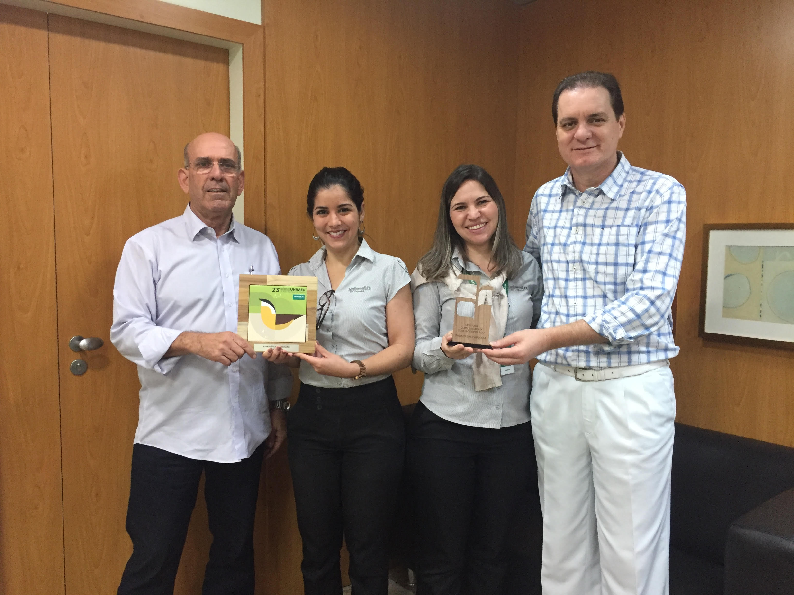 Unimed Sul Capixaba é premiada em  Encontro de Comunicação em São Paulo