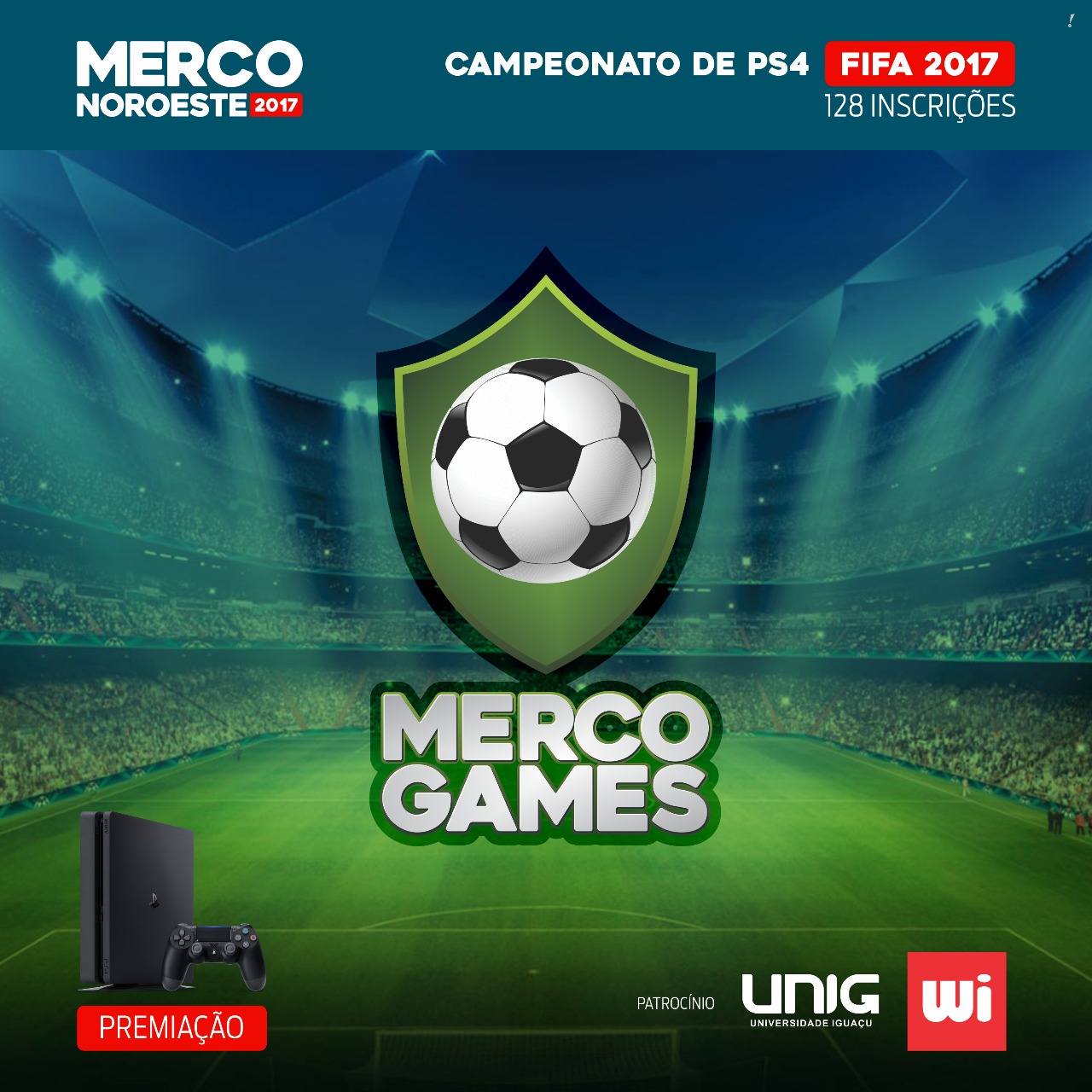 Campeonato de Game FIFA 17 – PS4 será realizado durante a Merco Noroeste