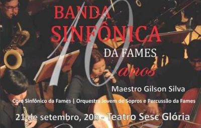 banda sinfonica 400x255 - Banda Sinfônica realiza concerto inédito para comemorar dez anos de história