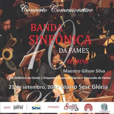 Banda Sinfônica realiza concerto inédito para comemorar dez anos de história