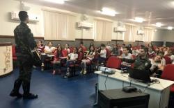 BPMA realiza educação ambiental em Domingos Martins - BPMA realiza educação ambiental em Domingos Martins