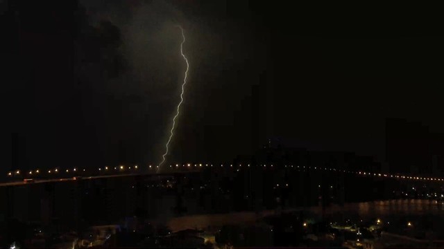 Municípios com maior incidência de raios no ES estão na região Sul, diz Inpe