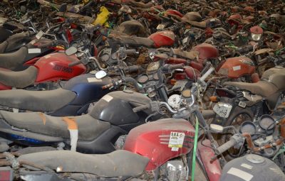 motocicletas 400x255 - Detran|ES leiloará mais de 20 mil veículos para esvaziar pátios