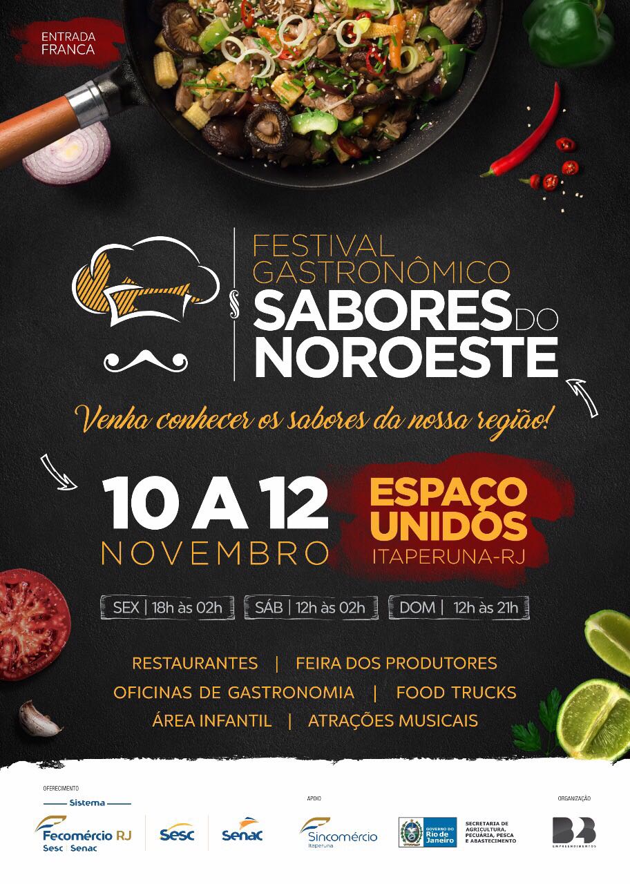 Sabores do Noroeste: o festival gastronômico que evidencia Itaperuna no Estado do RJ