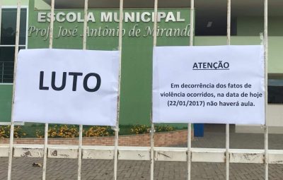 luto 400x255 - Aulas são suspensas após morte de professora em tentativa de assalto a ônibus, em Guarapari