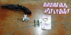 PM apreende arma de fogo e entorpecentes no Norte - PM apreende arma de fogo e entorpecentes no Norte