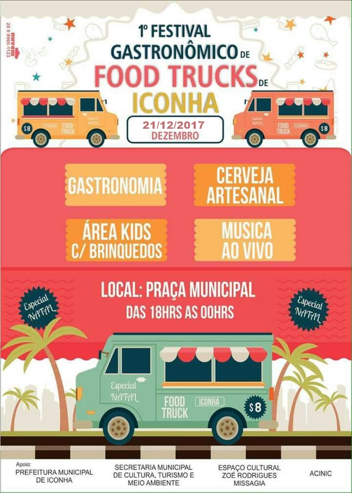 Festival de Food Trucks começa amanhã