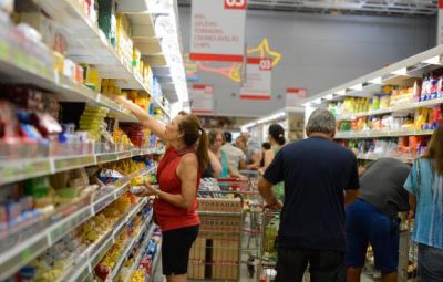 supermercado 400x255 - Prévia da inflação de 2017 é a menor desde 1998