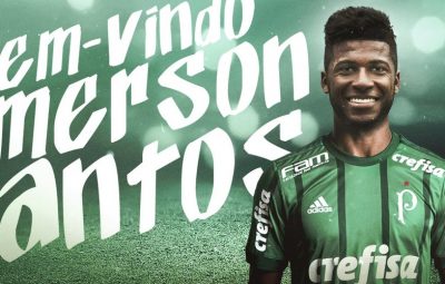 emersonsantos 400x255 - Palmeiras anuncia contratação do zagueiro Emerson Santos por cinco anos