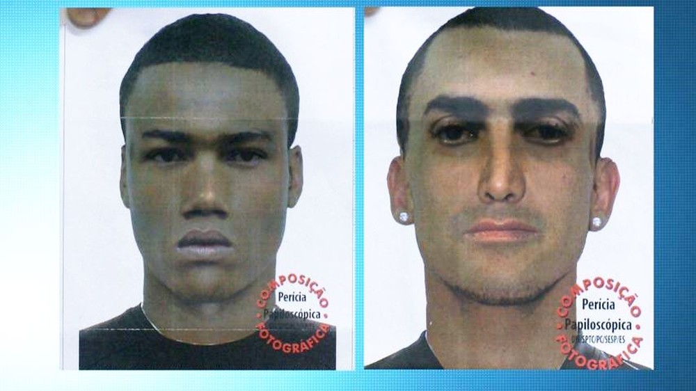 Polícia divulga retratos falados de suspeitos de sequestro e estupro no ES