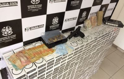 Polícia Civil apreende R 50 mil em cigarros falsificados em Vila Velha 400x255 - Polícia Civil apreende R$ 50 mil em cigarros falsificados em Vila Velha