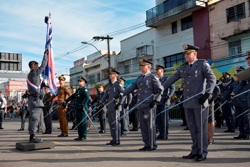 Polícia Militar participa de desfile que marca o aniversário de Vila Velha e a colonização do Solo Espírito-Santense
