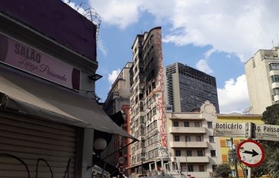 Defesa Civil 400x255 - Defesa Civil condena prédio vizinho a edifício que desmoronou no Centro de SP