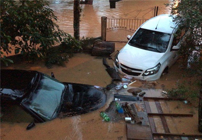 Tristeza: inundações e famílias desalojadas em Alfredo Chaves