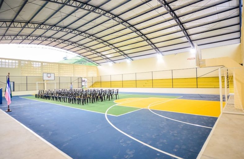 Inaugurada Quadra Poliesportiva em Monte Belo – Iconha
