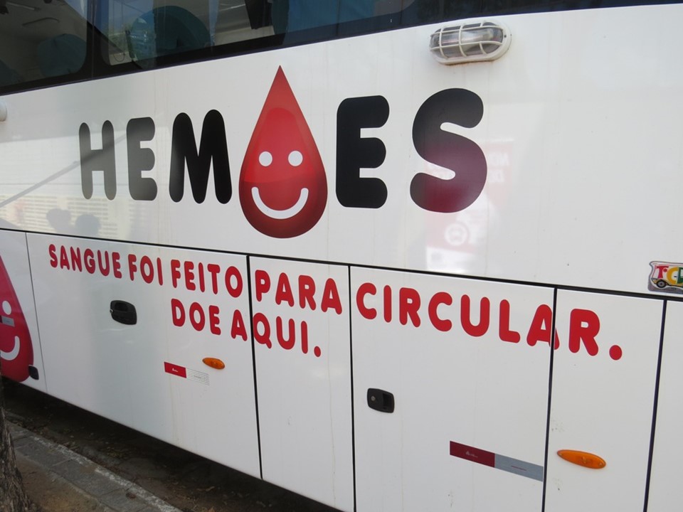 Ônibus do Hemoes circula pelo Estado durante mês de novembro