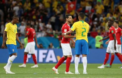 tiago 400x255 - Brasil joga mal e empata em estreia na Copa da Rússia