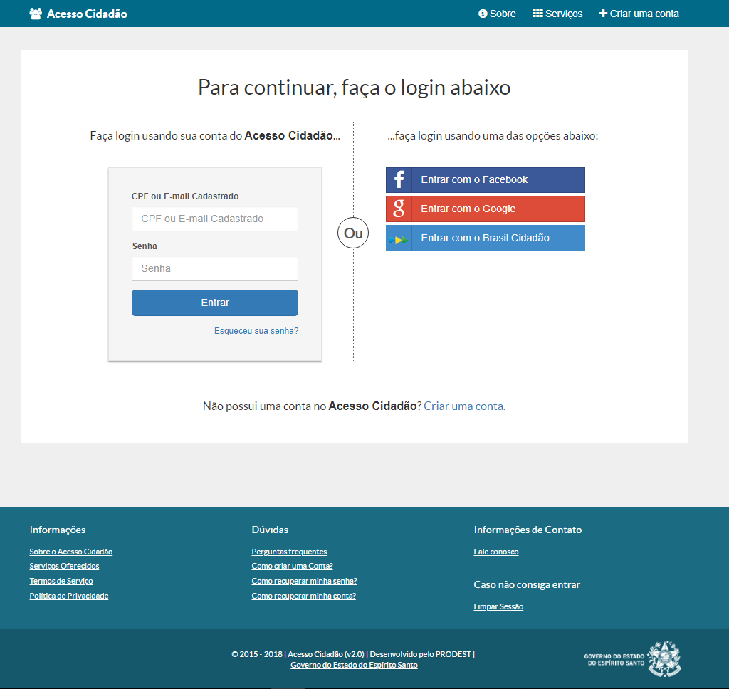Serviços de login único dos governos federal e do ES fazem integração inédita no País