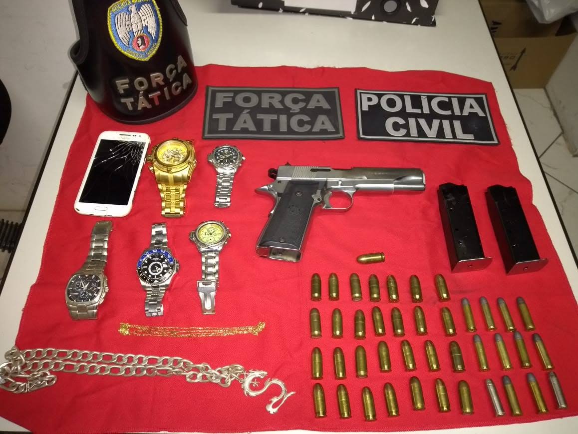 ARMA DE FOGO E MUNIÇÕES SÃO APREENDIDAS EM OPERAÇÃO INTEGRADA EM ANCHIETA