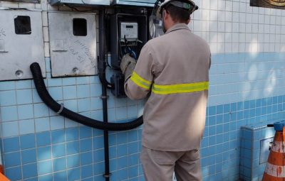 inspecao 400x255 - Descoberto furto de energia em restaurante na Serra