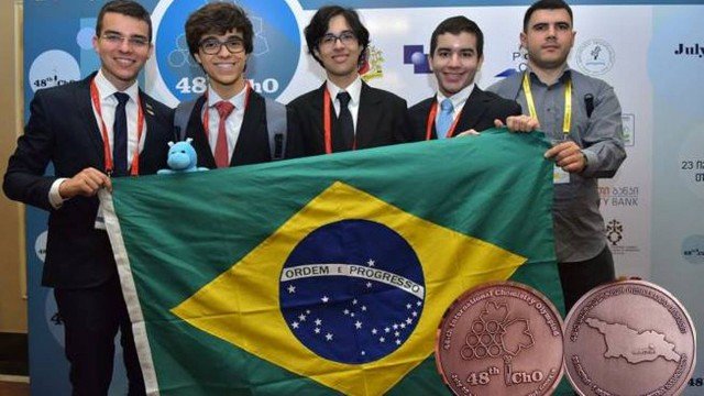Brasil ganha 4 medalhas na Olimpíada Internacional de Química