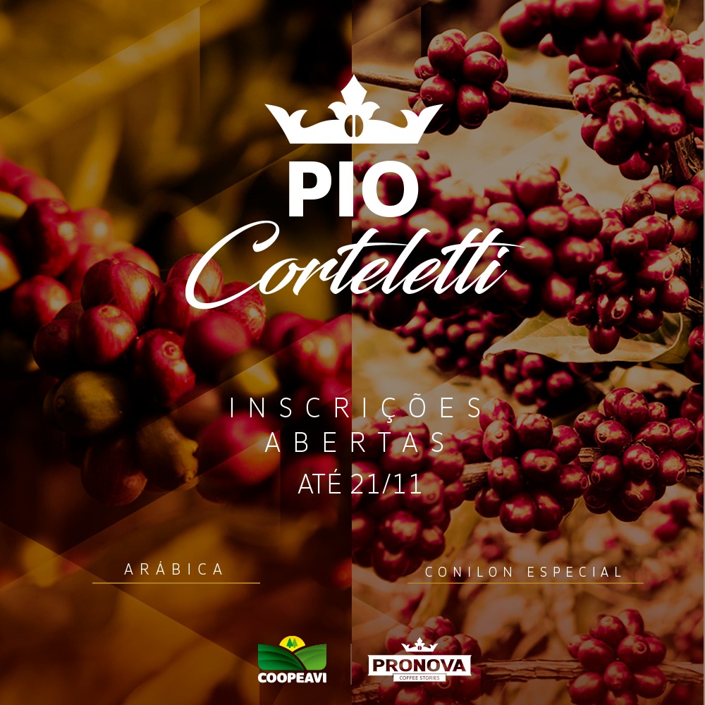 Abertas inscrições para Prêmio Pio Corteletti de arábica e conilon especial