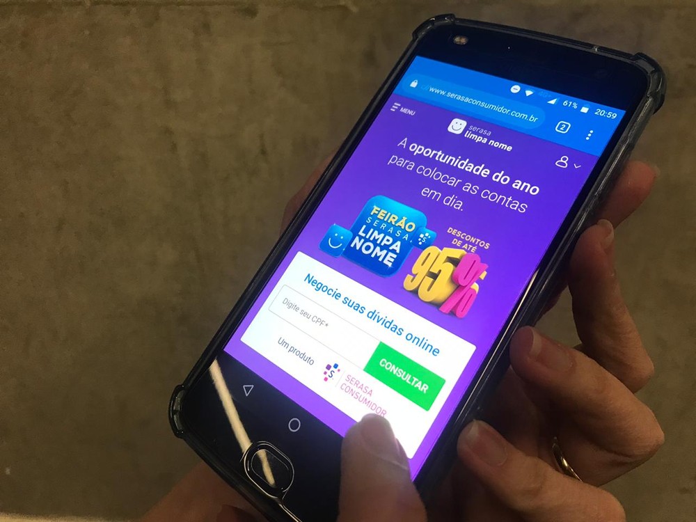 Feirão Limpa Nome da Serasa vai até o dia 1º de dezembro em versão online