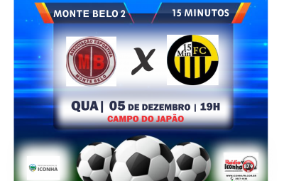 CAMPEONATO MUNICIPAL DE ICONHA MONTE BELO 2 X 15 MINUTOS 400x255 - Em jogo de extremos, Monte Belo 2 joga contra 15 Minutos para se manter vivo no campeonato