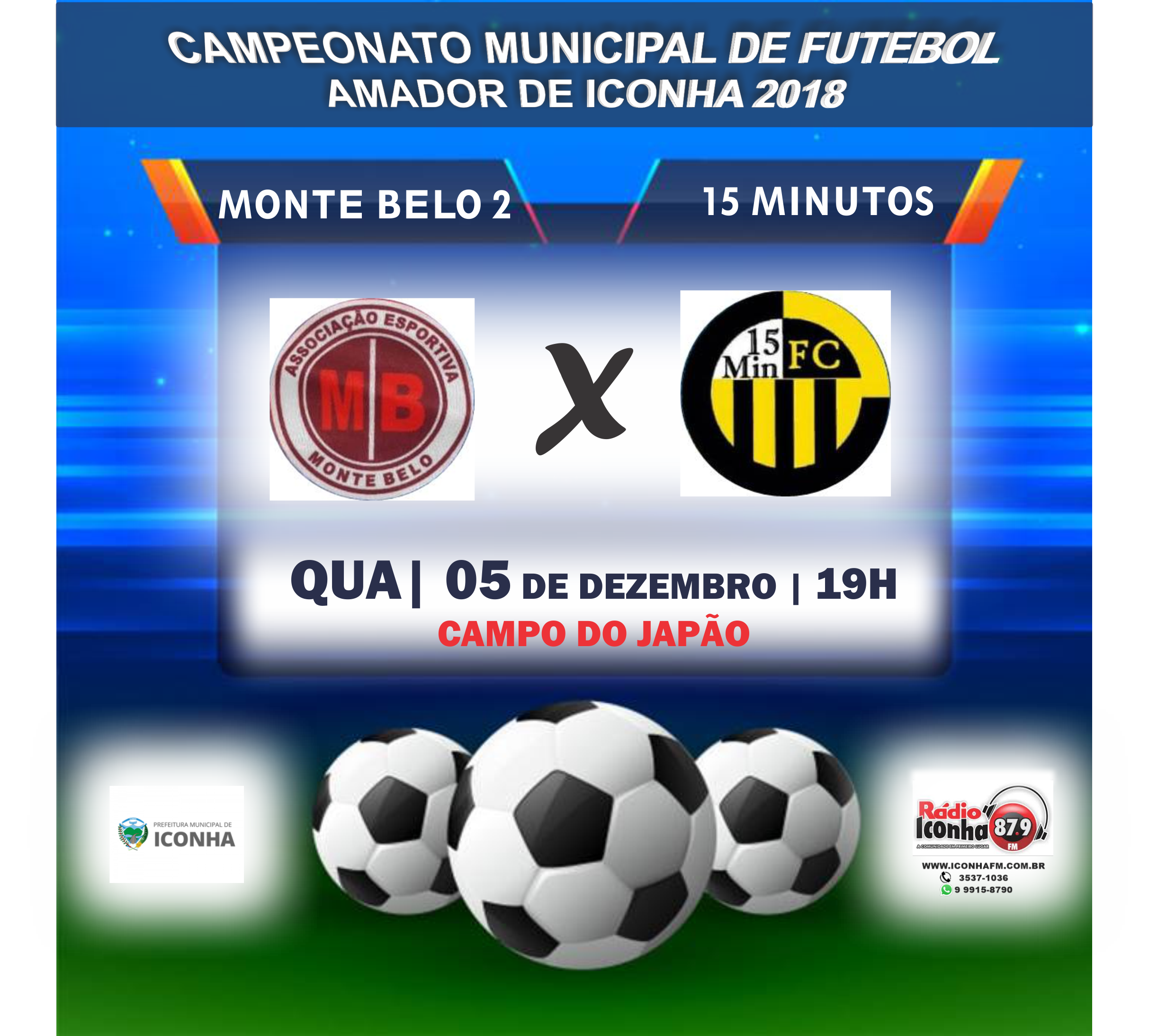 Em jogo de extremos, Monte Belo 2 joga contra 15 Minutos para se manter vivo no campeonato