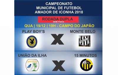 CAMPEONATO MUNICIPAL DE ICONHA SEMI FINAIS OK 400x255 - Semifinais do municipal de Iconha começam nesta quarta-feira com rodada dupla no Estádio do Japão
