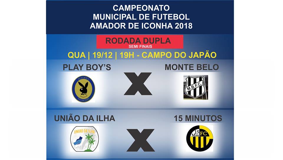 Semifinais do municipal de Iconha começam nesta quarta-feira com rodada dupla no Estádio do Japão