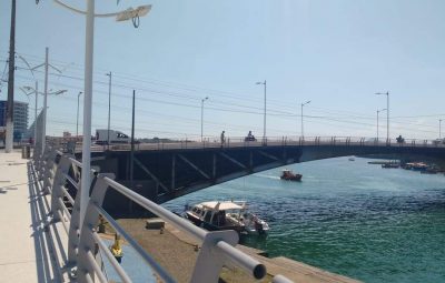 ponte de Guarapari 400x255 - Obras na ponte de Guarapari somente após as 22h