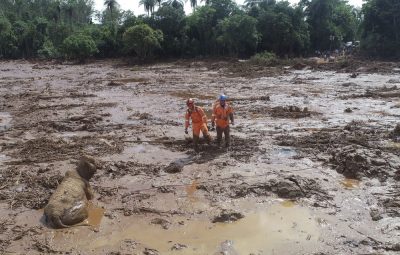 brumadinho 11 400x255 - Refeitório e pousada foram arrastados por lama em Brumadinho; 60 mortes são confirmadas