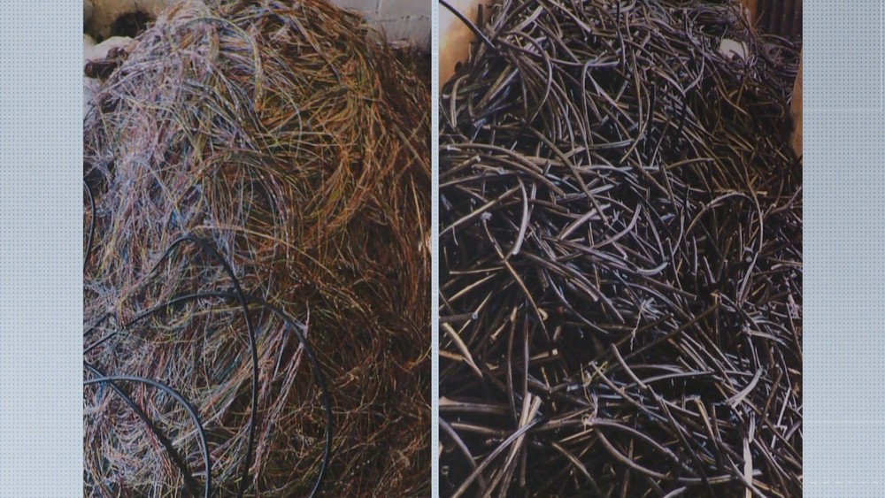 Homem é preso com 16 toneladas de fios de cobre roubados na Serra, ES