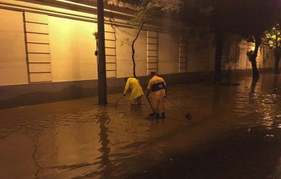 Rio 400x255 - Chuva alaga vários pontos do Rio e deve ir até sábado