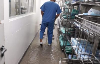 UTI de hospital continua interditada após desabamento de forro de gesso em Vila Velha 400x255 - UTI de hospital continua interditada após desabamento de forro de gesso em Vila Velha