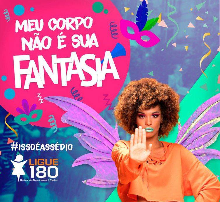 Campanha quer coibir violência sexual contra mulheres no carnaval