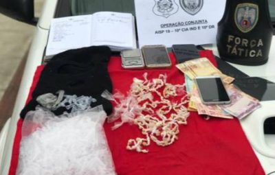 POLÍCIA MILITAR APREENDE GRANDE QUANTIDADE DE DROGAS EM ANCHIETA 400x255 - POLÍCIA MILITAR APREENDE GRANDE QUANTIDADE DE DROGAS EM ANCHIETA