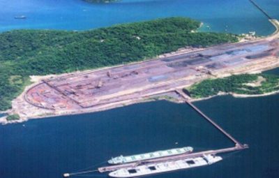Terminal da Ilha Guaíba TIG em Mangaratiba RJ. 400x255 - Justiça libera operações de terminal da Vale em Mangaratiba