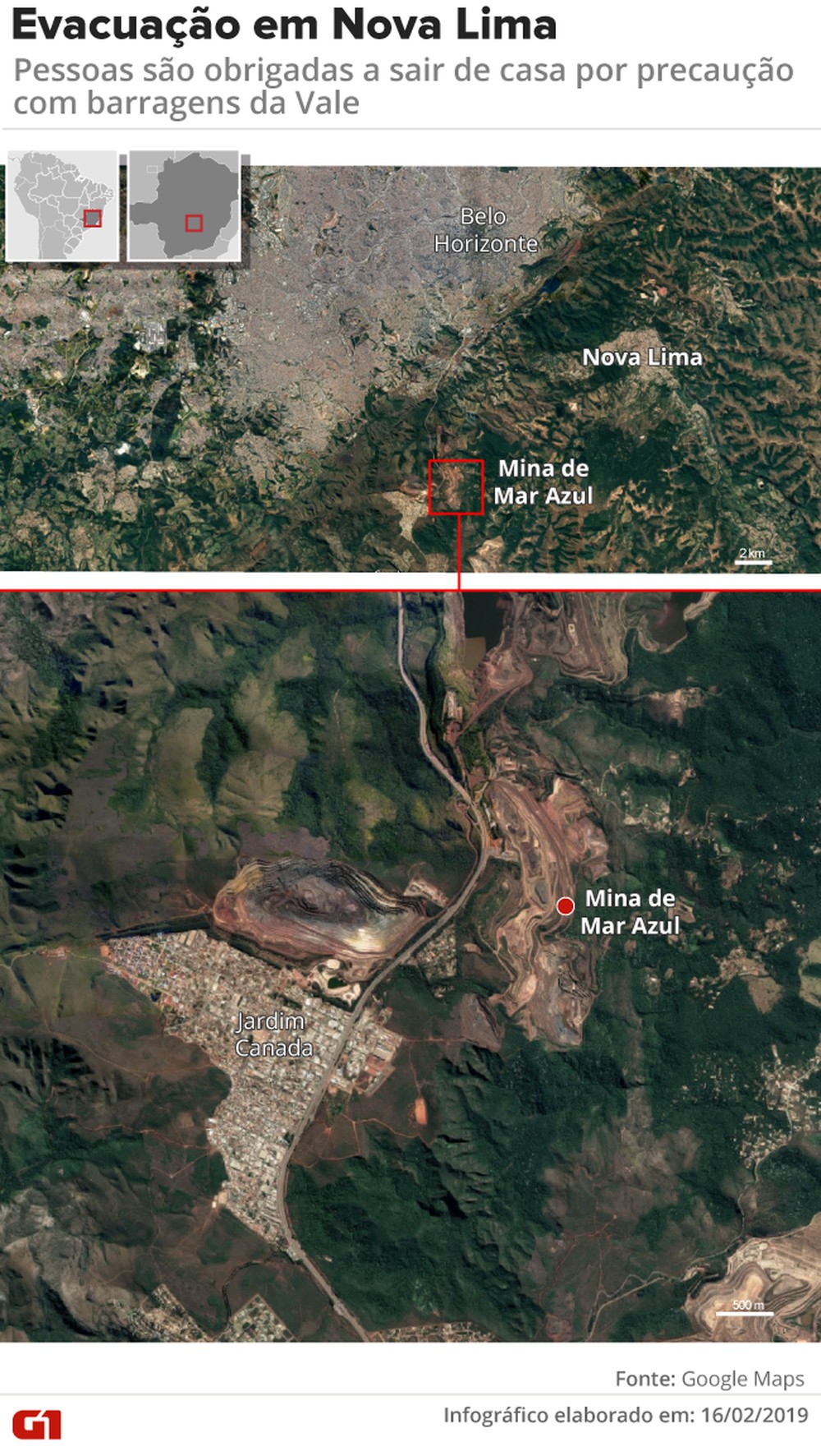 Barragens da Vale em Macacos e Ouro Preto entram em alerta máximo para risco de rompimento