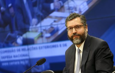 ministro das Relações Exteriores Ernesto Araújo 400x255 - “Queremos recuperar tempo perdido”, diz Araújo sobre relação com EUA