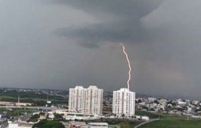raios 400x255 - Inpe emite alerta de chuva forte, vendaval e raios para o ES