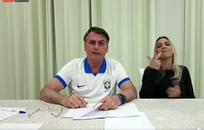 Bolsonaro 1 400x255 - Bolsonaro rejeita regulamentação da mídia no Brasil