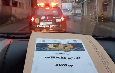 Megaoperação da Polícia Civil prende 55 pessoas no Espírito Santo 400x255 - Megaoperação da Polícia Civil prende 55 pessoas no Espírito Santo