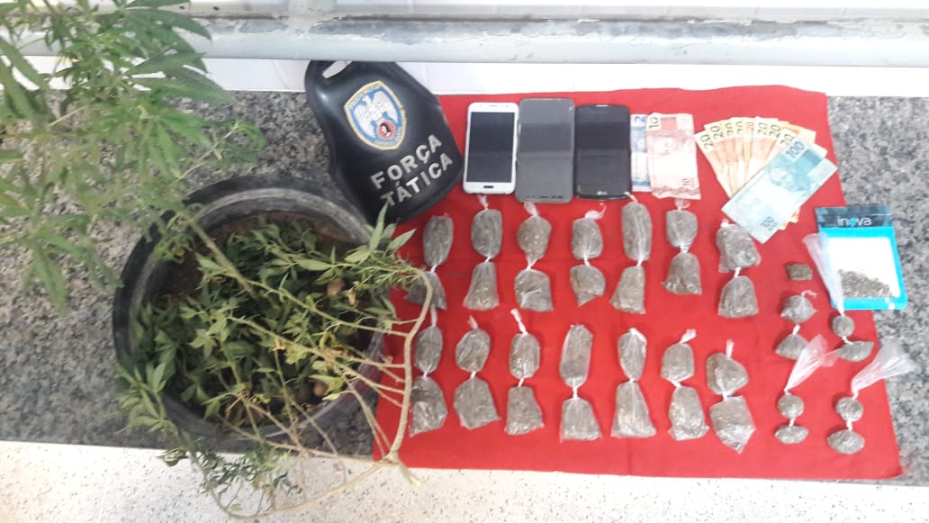 PM DETÉM TRÊS ACUSADOS POR TRÁFICO DE DROGAS EM ANCHIETA