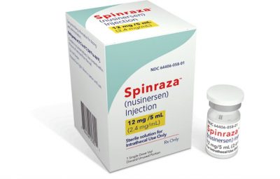 spinraza 400x255 - Medicamento para tratar AME deve estar disponível no SUS em 180 dias