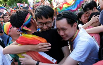 casamento Gay na ASIA 400x255 - Taiwan é primeiro país da Ásia a legalizar casamento gay