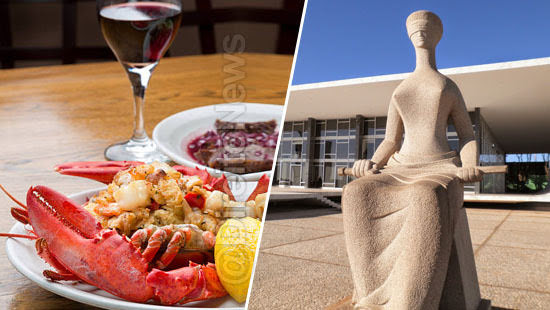 Desembargador do TRF-1 libera licitação do STF para compra de vinhos e lagosta