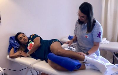 marta 400x255 - Marta e Érika se recuperam de lesões e ainda não treinam com bola