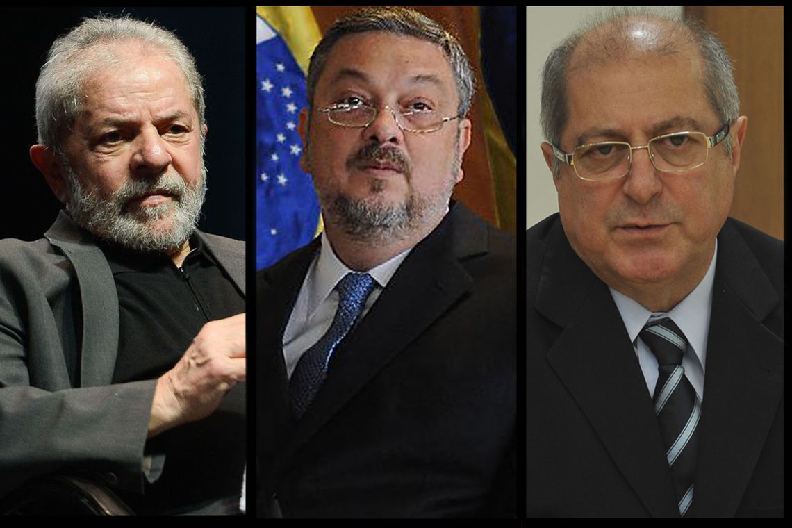 Lula, Palocci e Paulo Bernardo vão responder por suspeita de corrupção